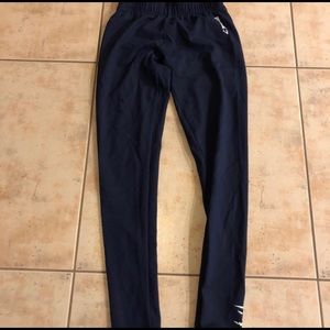 Gymshark Arc Jersey Leggings Navy Blue